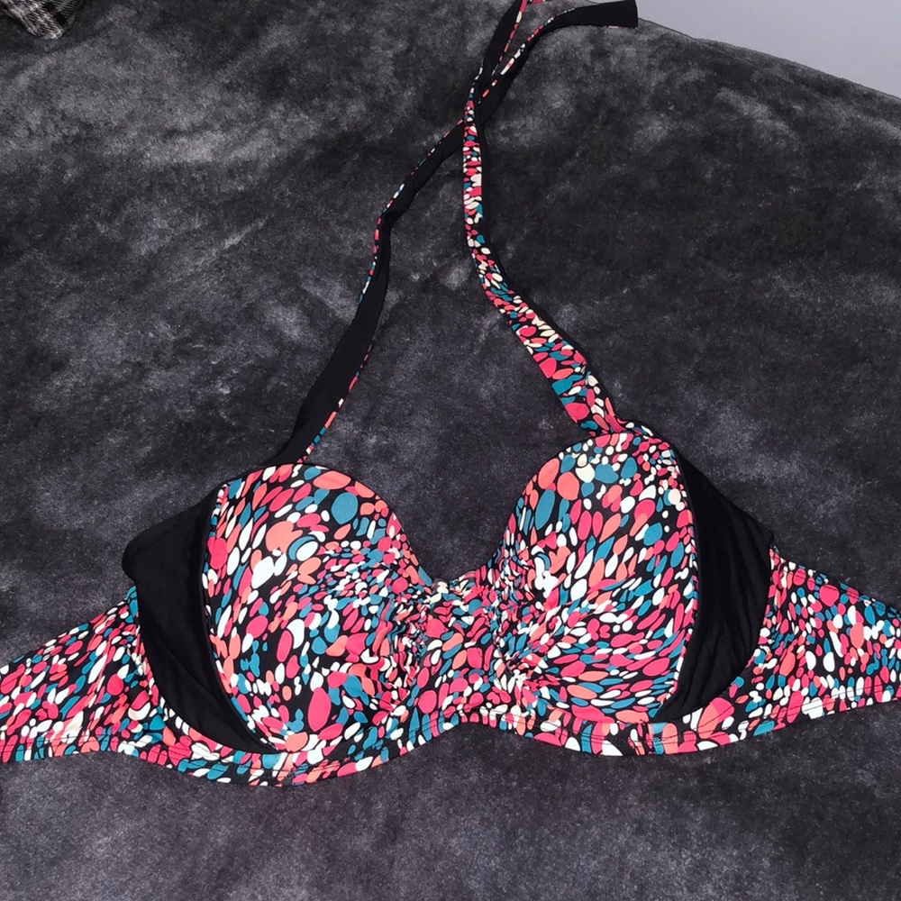 LaVie En Rose Aqua bikini top